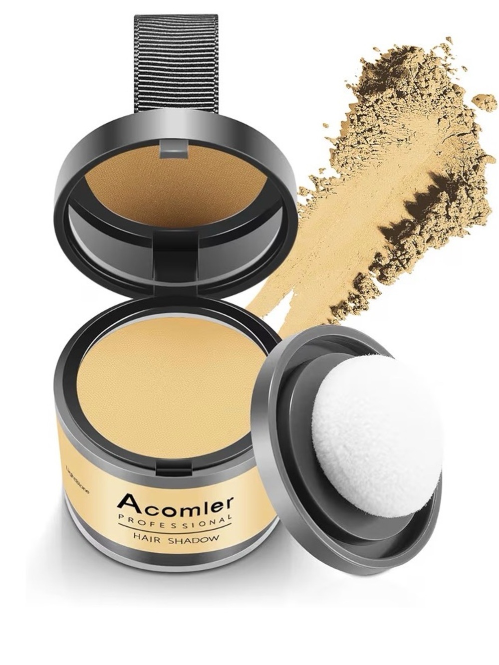 New! Root Touch Up Instant Coverage Hairline Powder, Light Blonde, Hair Fibers
